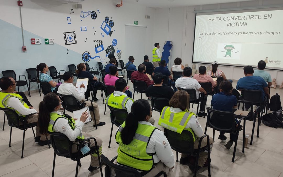 FORTALECEN ATENCIÓN DE EMERGENCIAS CON CAPACITACIÓN CONSTANTE POR PARTE DEL CRUM