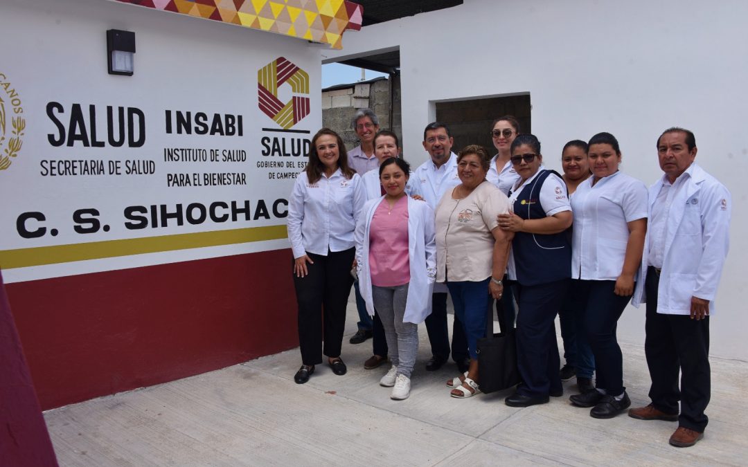 MÁS CENTROS DE SALUD REHABILITADOS PARA BRINDAR ATENCIÓN DE CALIDAD A CAMPECHANOS DE TODO EL ESTADO