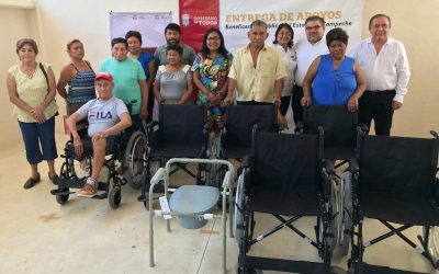 ENTREGA ABP APARATOS FUNCIONALES EN CHAMPOTÓN, SEYBAPLAYA Y PALIZADA