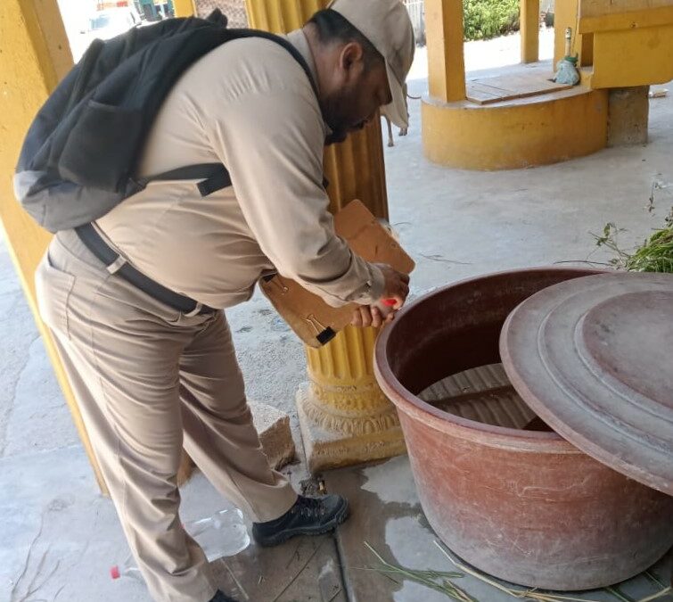 REFUERZAN CONTROL LARVARIO EN CINCO MUNICIPIOS PARA EVITAR LA PROLIFERACIÓN DE MOSCOS