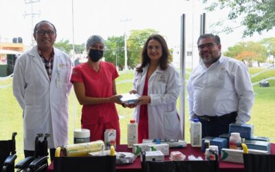 ENTREGA BENEFICENCIA PÚBLICA APARATOS FUNCIONALES AL CENTRO ESTATAL DE ONCOLOGÍA