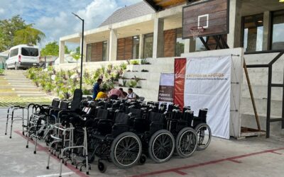 ENTREGAN 125 APARATOS FUNCIONALES EN LA SEGUNDA JORNADA DE BENEFICIOS DE LA ABP CAMPECHE