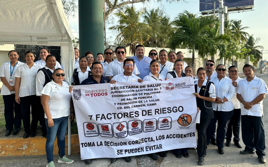 EN MARCHA OPERATIVO DE PREVENCIÓN DE ACCIDENTES POR VACACIONES DE VERANO EN LA ISLA DEL CARMEN