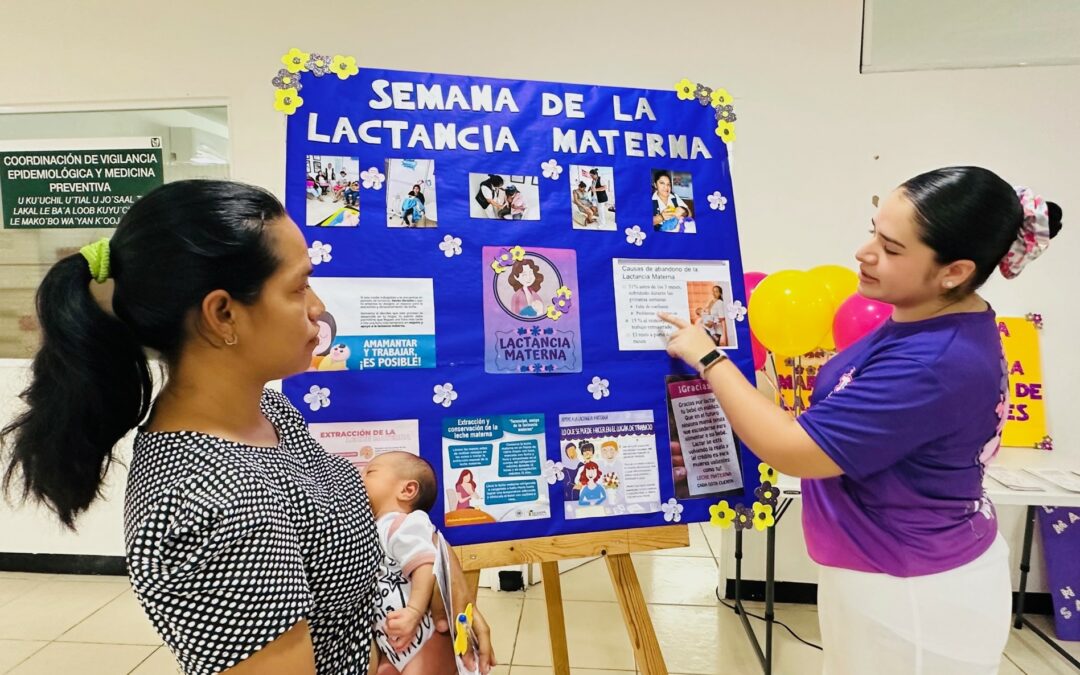 IMPULSA SSA ACCIONES DURANTE LA SEMANA MUNDIAL DE LA LACTANCIA MATERNA