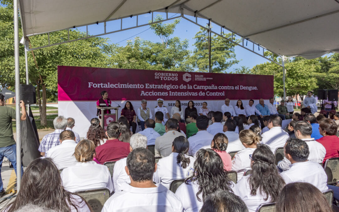DAN BANDERAZO AL FORTALECIMIENTO ESTRATÉGICO DE LA CAMPAÑA CONTRA  EL DENGUE
