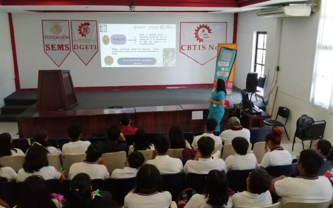 CONCIENTIZAN A ESTUDIANTES DEL CBTIS 9 PARA PREVENIR EL EMBARAZO ADOLESCENTE