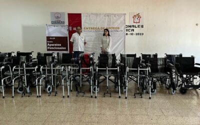 ENTREGAN APARATOS FUNCIONALES EN EL MUNICIPIO DE HOPELCHÉN