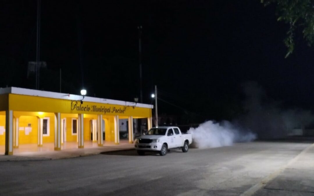 AVANZA LA SECRETARÍA DE SALUD EN LAS ACCIONES DE NEBULIZACIÓN PARA PROTEGER A LA POBLACIÓN DEL DENGUE