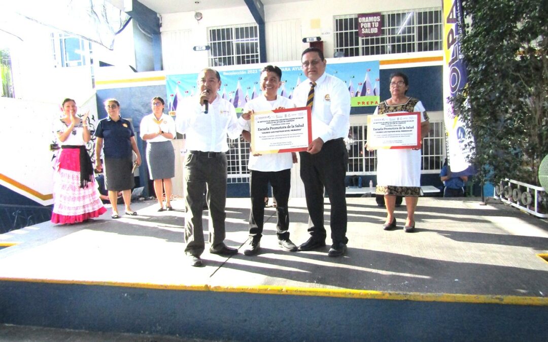 CERTIFICAN AL COLEGIO LUIS PASTEUR EN SU SECCIÓN PREESCOLAR Y PRIMARIA, COMO ESCUELA PROMOTORA DE LA SALUD
