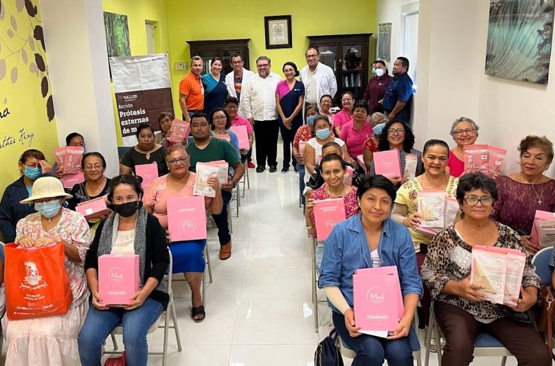 ENTREGA ABP PRÓTESIS EXTERNAS DE MAMA A PACIENTES SOBREVIVIENTES DE  CÁNCER
