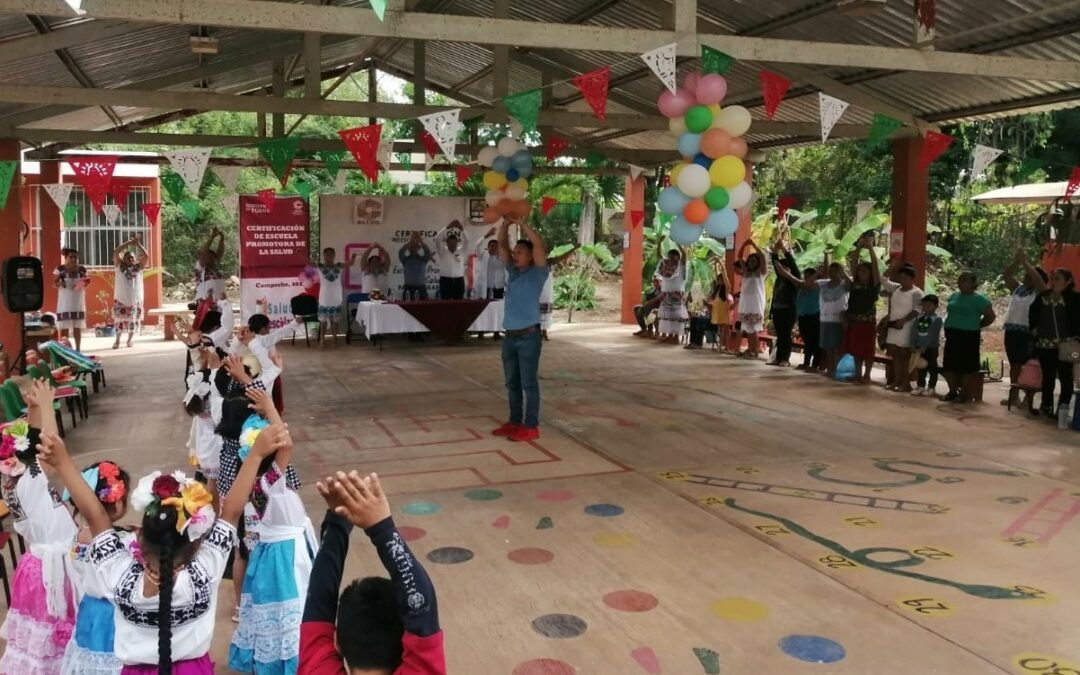 CERTIFICAN A DOS PLANTELES PREESCOLARES INDÍGENAS DE HECELCHAKÁN COMO ESCUELAS PROMOTORAS DE SALUD
