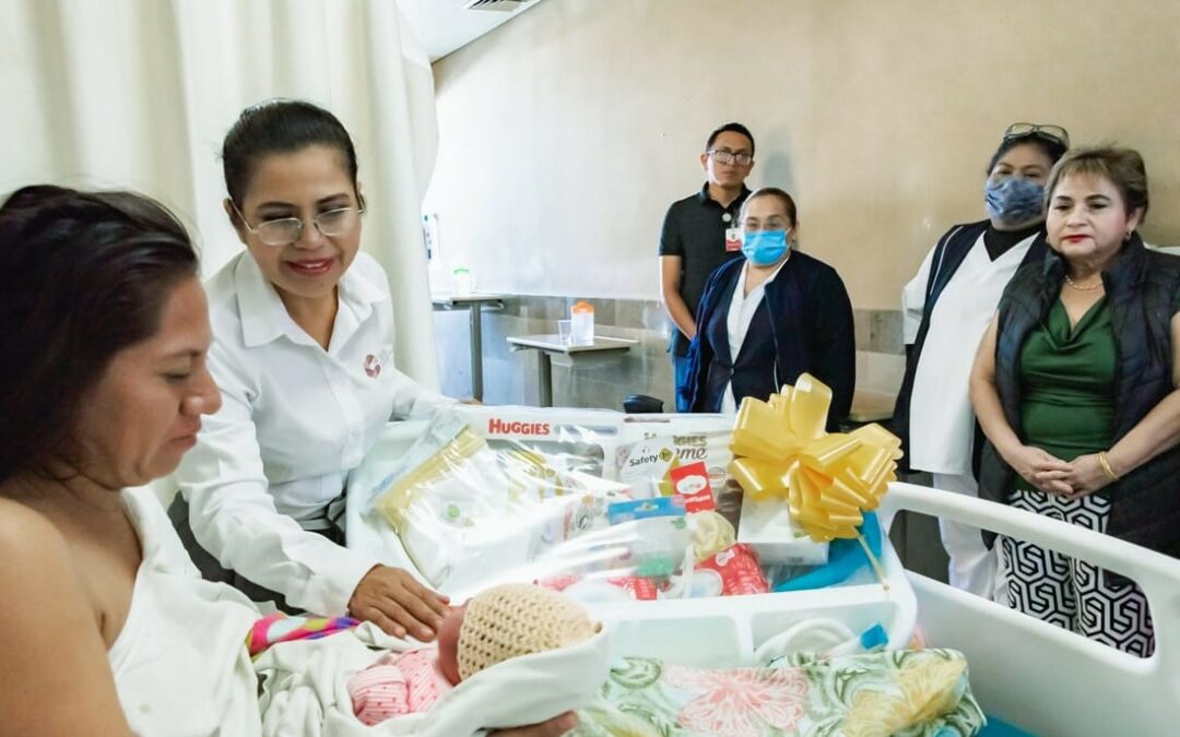 UNA NIÑA, EL PRIMER BEBÉ NACIDO EN ESTE 2024
