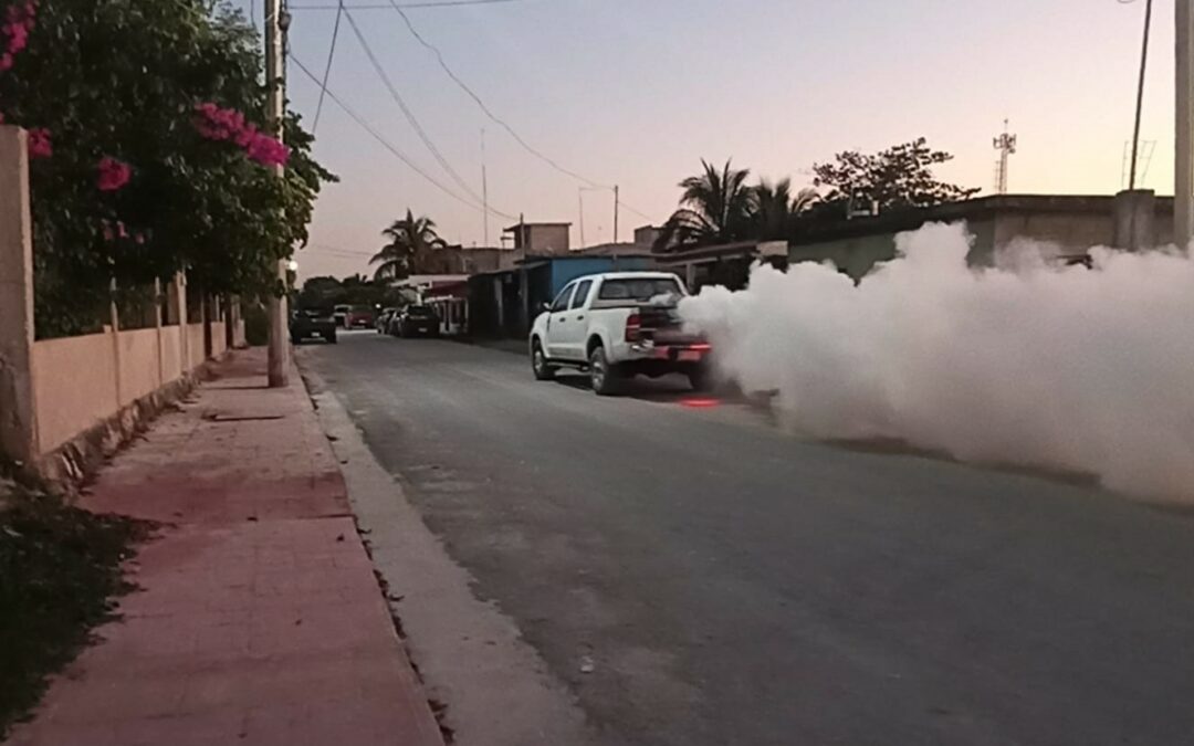 SEMANA DE ACCIONES INTENSIVAS CONTRA EL DENGUE EN 192 COLONIAS DE CARMEN, ESCÁRCEGA Y CANDELARIA