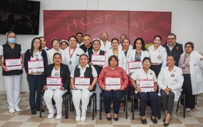 RECONOCEN AL PERSONAL DEL HOSPITAL DR. MANUEL CAMPOS POR SU LABOR EN CAMPAÑAS DE CIRUGÍAS EXTRAMUROS