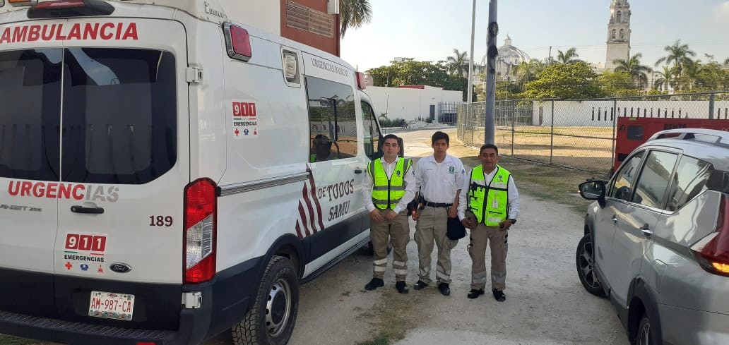 ATIENDEN 2 MIL 500 SERVICIOS PREHOSPITALARIOS EN CAMPECHE