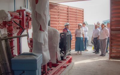 SUPERVISAN TRABAJOS DE REHABILITACIÓN DEL LABORATORIO ESTATAL DE SALUD PÚBLICA