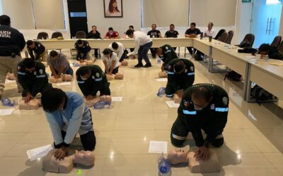 CAPACITAN A TRABAJADORES COMO PRIMEROS RESPONDIENTES ANTE EMERGENCIAS