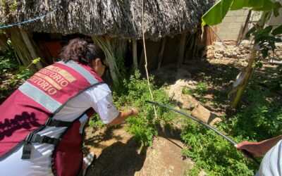 REALIZA COPRISCAM MONITOREOS DE CLORACIÓN DE AGUA Y ACCIONES DE FOMENTO SANITARIO