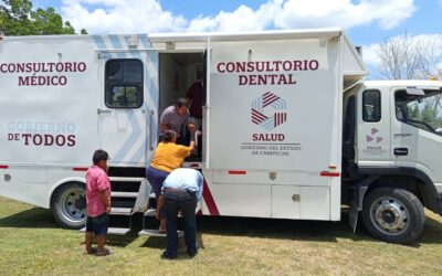 Llevan a comunidades alejadas los servicios de salud a través de la Unidades Médicas Móviles.