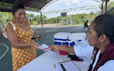 Fomentan prevención de enfermedades en Nuevo Campechito con Salud en tu Barrio.