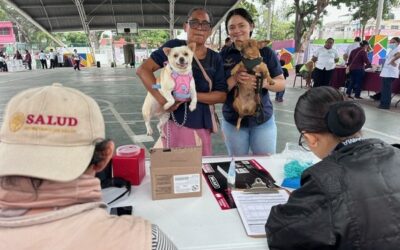 Continúa vacunación antirrábica canina y felina en todo el estado