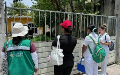 Intensifican acciones de vacunación en Ciudad del Carmen