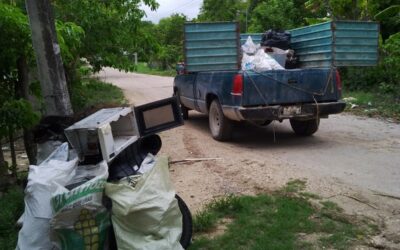 Avances de descacharrización y saneamiento básico en comunidades rurales