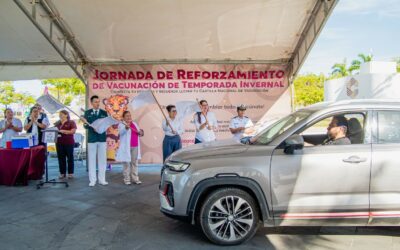 Dan banderazo de inicio al Vacunatón