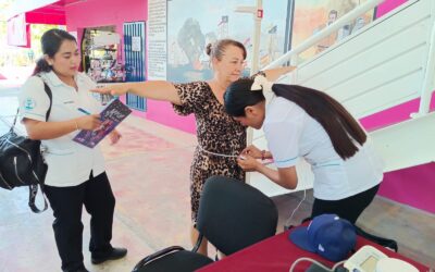 Tamizaje gratuito en el mercado municipal de Ciudad del Carmen
