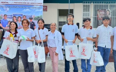 Primera Jornada Interinstitucional por la Salud Mental y Prevención de Adicciones en el COBACAM Plantel 16