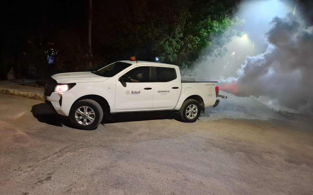 Refuerzan acciones de fumigación en el Municipio de Calkiní