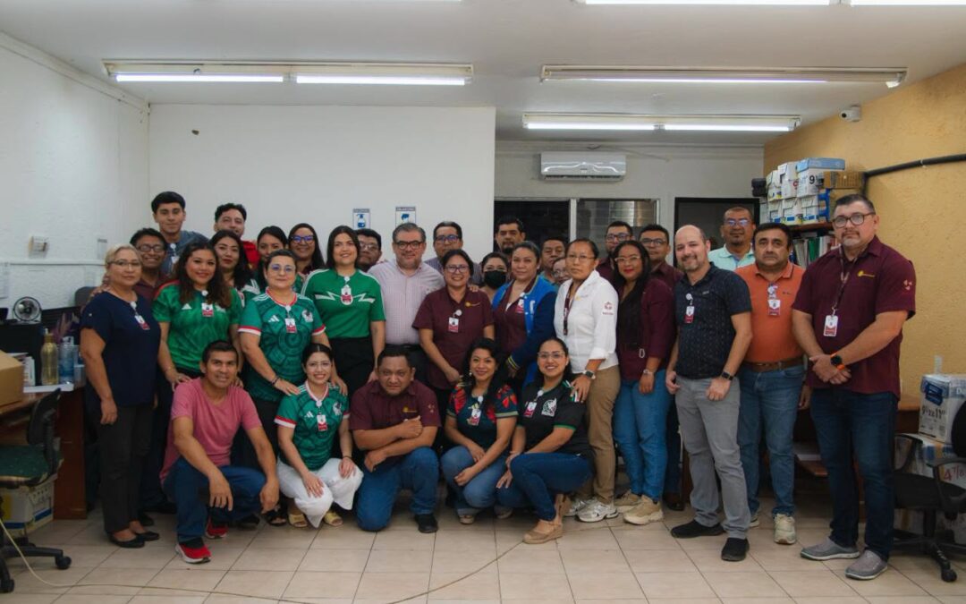 Fortalece Secretaría de Salud el trabajo en equipo y la atención cercana al personal